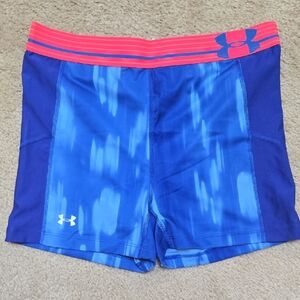 Under Armour Blue and Pink Performance Shorts